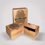 Brown Takeout Box